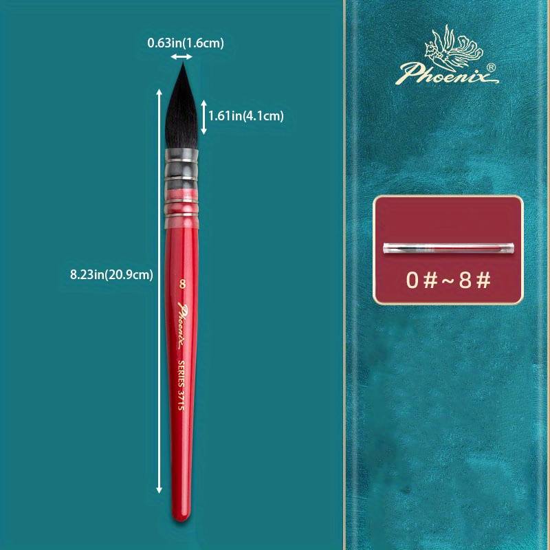 Phoenix Watercolor Paint Brushes Mop Round Soft Synthetic - Temu